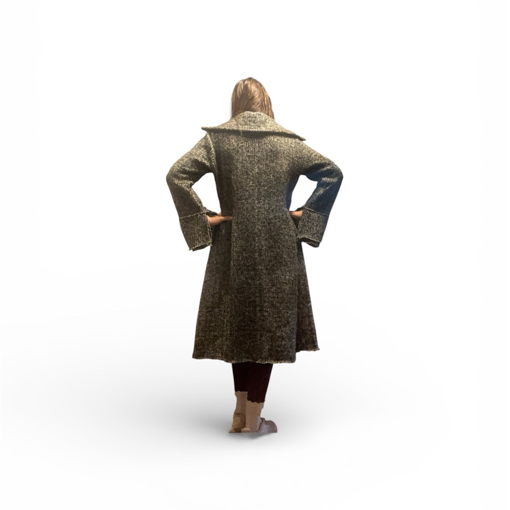 Knit Cardigan Duster Coat | Large | Whimsical | Goth | Celestial - Picture 4 of 14